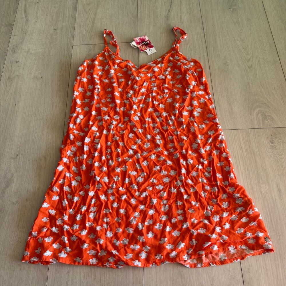 Roxy Spaghetti Strap Floral Mini Dress size m